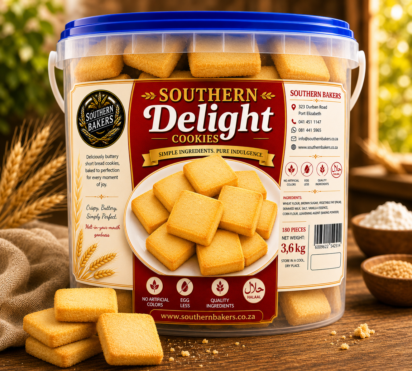 Southern Delight Cookies 3.6kg